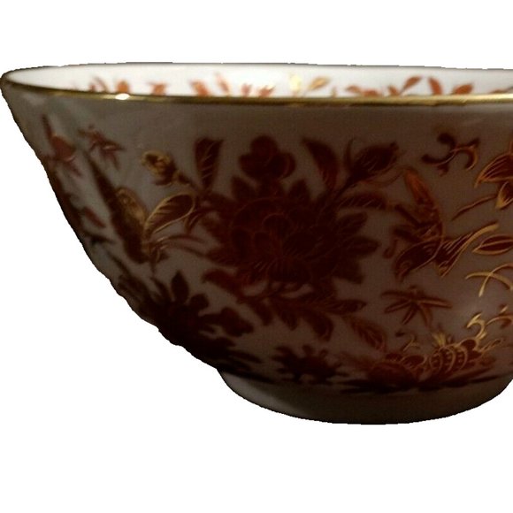 Antique Japanese 1950's Porcelain Bowl Made in Hong kong Marked Weight 10lbs. - Picture 4 of 14